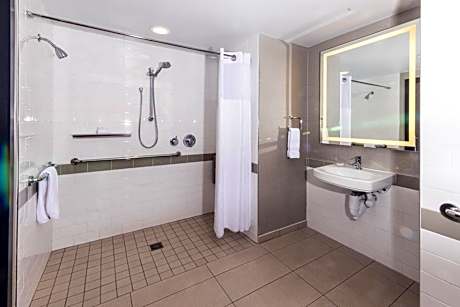 King Room with Roll-In Shower and City View - Mobility and Hearing Accessible