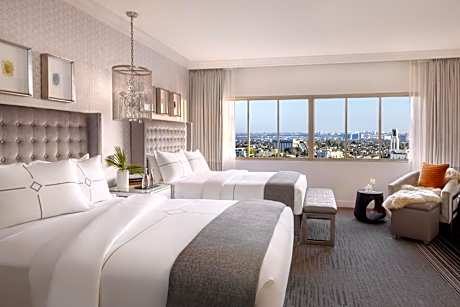 Deluxe Queen Room with Two Queen Beds City View