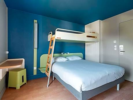 Triple Room with One Double Bed and One Bunk Bed