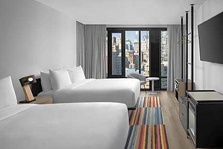 Queen Room with Two Queen Beds and City View