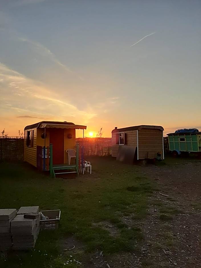 B&B boerderij rust, in pipowagens!