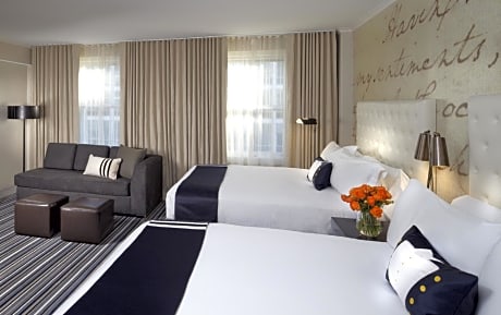 Premium Queen Room with Two Queen Beds and Sofa Bed
