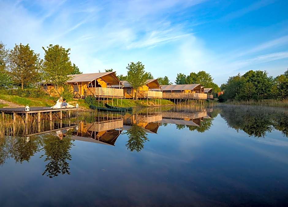 Luxe glamping tent