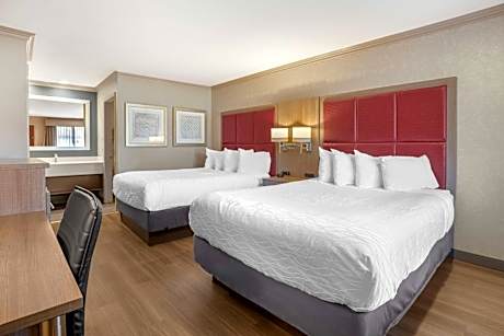 2 Queen Beds, Non-Smoking, High Speed Internet Access, Microwave And Refrigerator, Coffee Maker, Iro