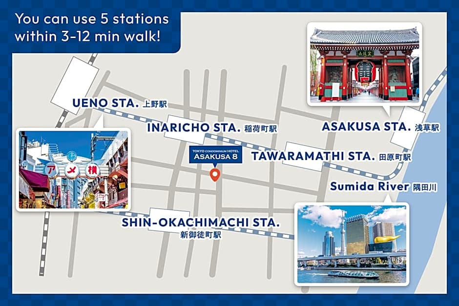 Asakusa Eight -Tokyo Condominium Hotel-