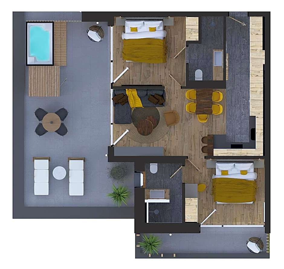 Das Goldjuwel - Luxury Apartments with private Spa