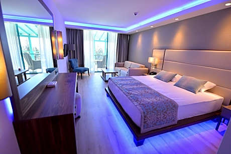 Deluxe Double Room with Partial Sea View