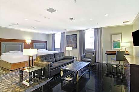 Double Room with Two Double Beds and Sofa Bed with Kitchenette