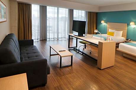 Large Double Suite with Two Double Beds and Sofa Bed