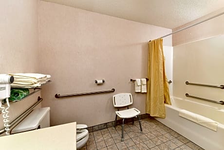 Handicap Accessible Guest Room With 1 Double Bed. Non-Smoking.