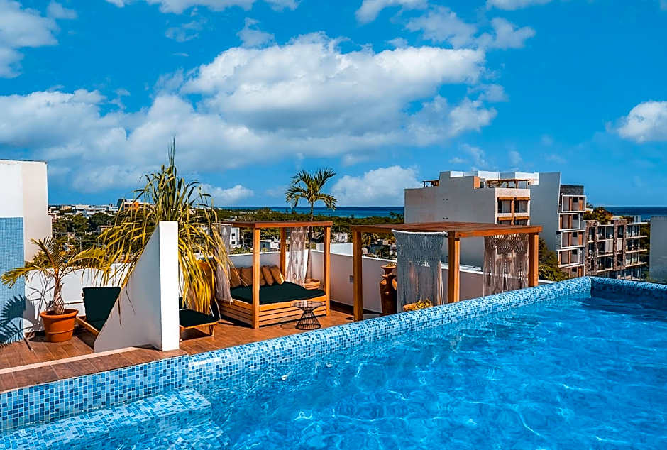 Terrasse Hotel Playa del Carmen