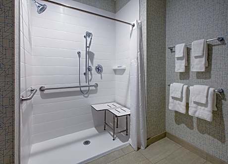 1 King Standard Comm Access Roll Shower