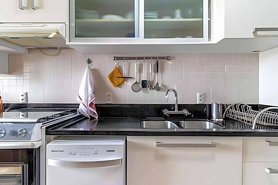 Conforto, Ar Cond., Churrasqueira e Vista Mar