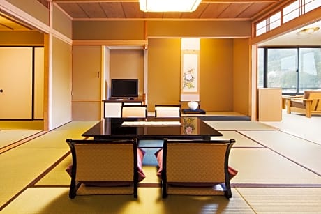 Suite Japanese Western Room with Double Bed and Open-Air Bath