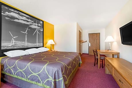 1 King Bed Mobility Accessible Room Roll-In Shower Non-Smoking