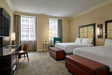 Queen Room with Two Queen Beds and Transfer Shower - Mobility and Hearing Accessible