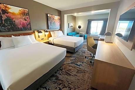 Queen Suite with Two Queen Beds and Sofa Bed