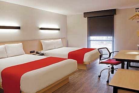 TWO DOUBLE BEDS