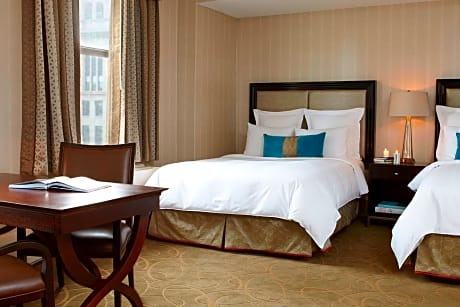 Deluxe Room with Two Queen Beds overlooking the Public Square