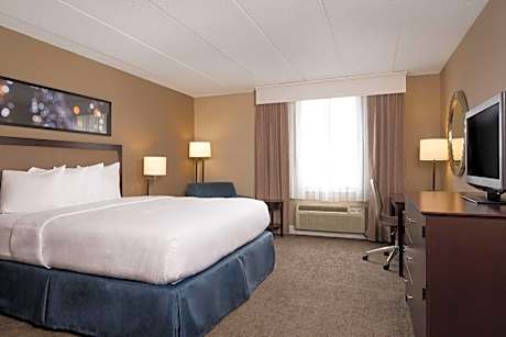 1 King Mobility/Hearing Access Roll-In Shower