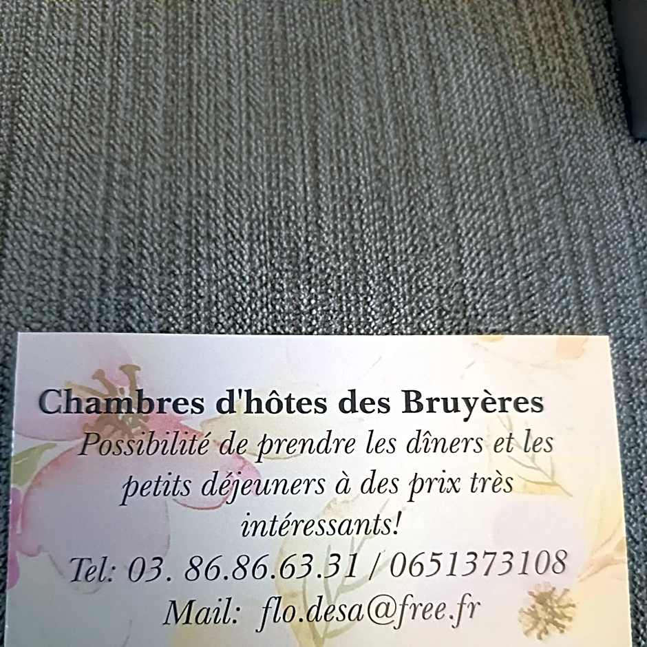 Chambres d'hôtes des Bruyères