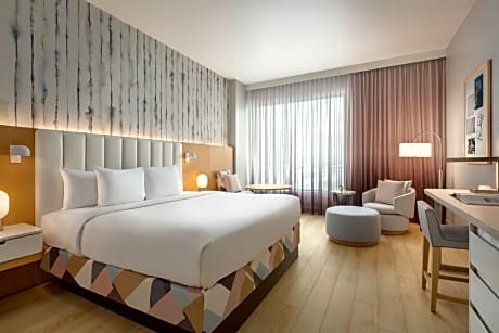 King Suite with Sofa Bed and Park View
