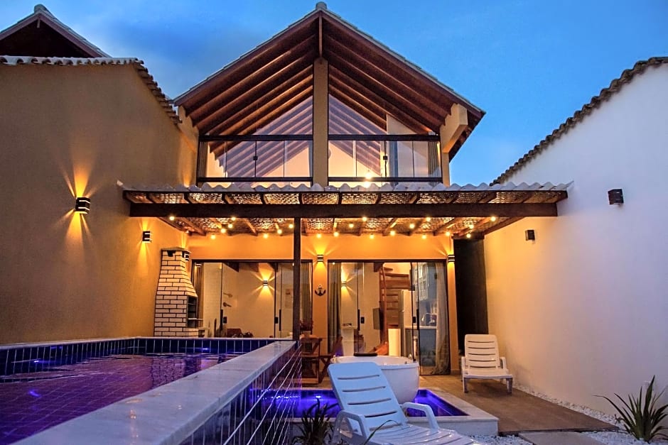 Chalé Privativo na praia