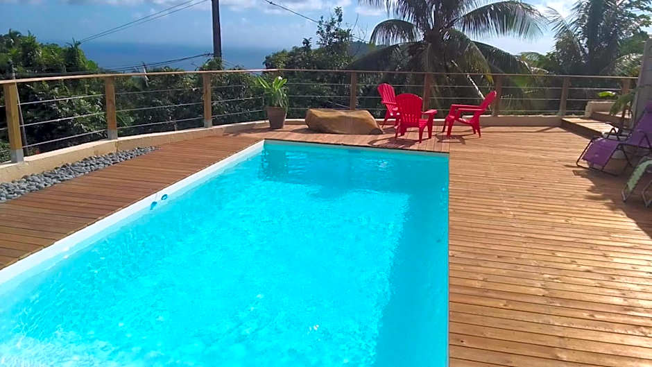 Villa Caraibea très belle vue mer des caraibes