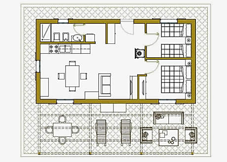 Two-Bedroom House