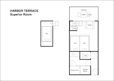 Triple Room with Terrace