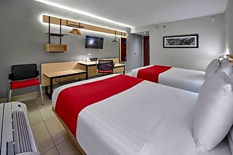 TWO DOUBLE BEDS