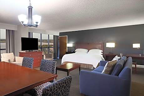 1 King Bed Parlor Lakefront Sofa Bed Balcony