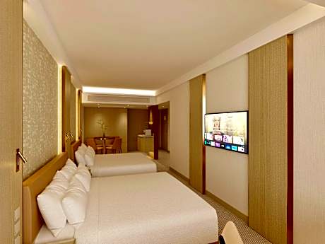 Newly Renovated Deluxe Room with Two Queen Beds
