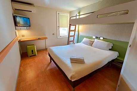 Triple Room with One Double Bed and One Bunk Bed