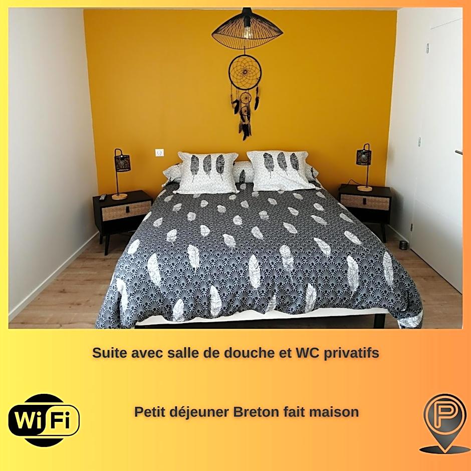Chambres d'hôtes cosy avec salle de bain privative - Wifi - cuisine partagée - Parking gratuit