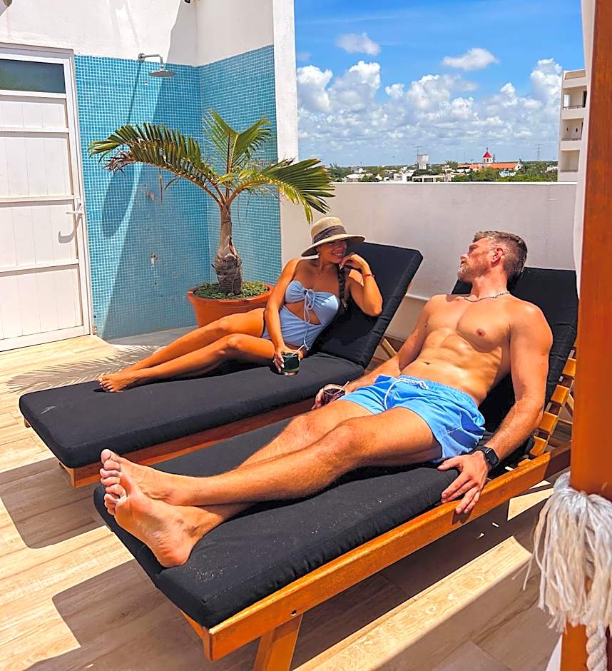 Terrasse Hotel Playa del Carmen