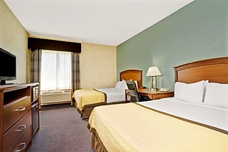 2 queen beds, mobility accessible room, non-smoking