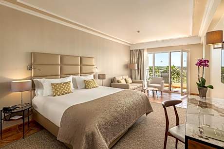 Premium Double or Twin Room with Side Sea and Pool View