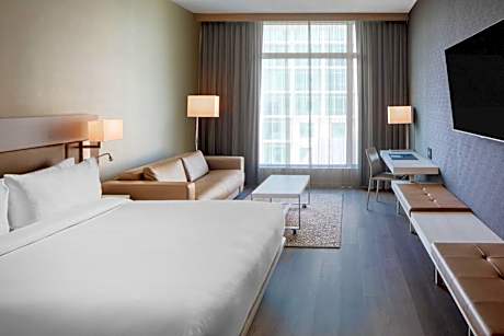 Premium, Guest room, 1 King, Sofa bed, Promenade view (Hearing Accessible)