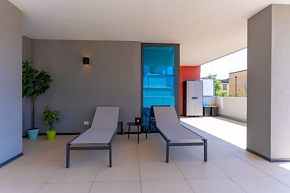 Aparthotel Zefiro com design, large terrace, bike, near beach and thermal