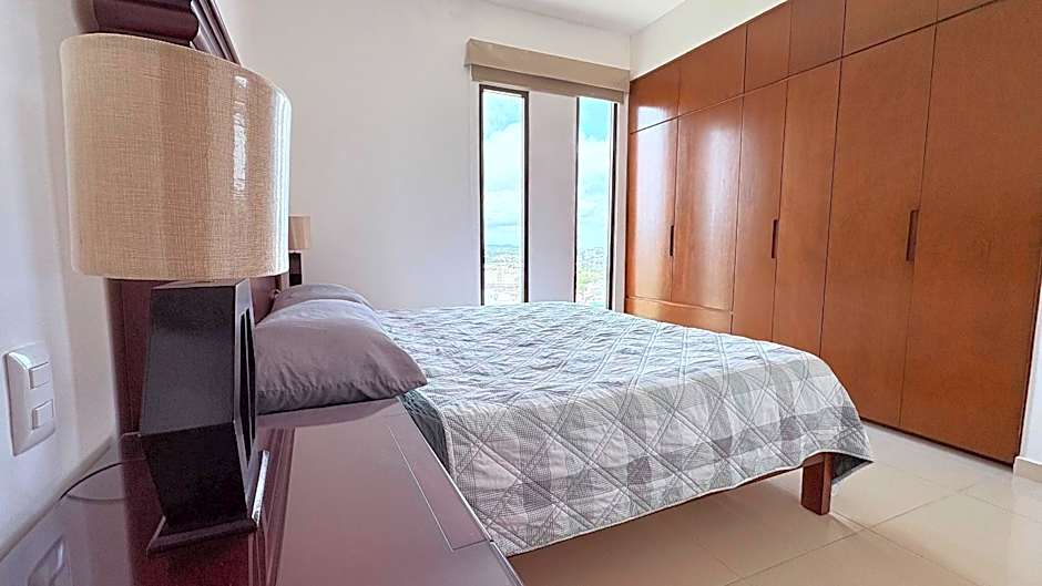 Pool with the best view of the Marina Mazatlán