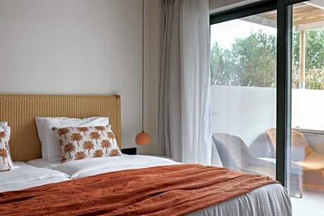 Junior Suite with Open Air Hot Tub and Garden View