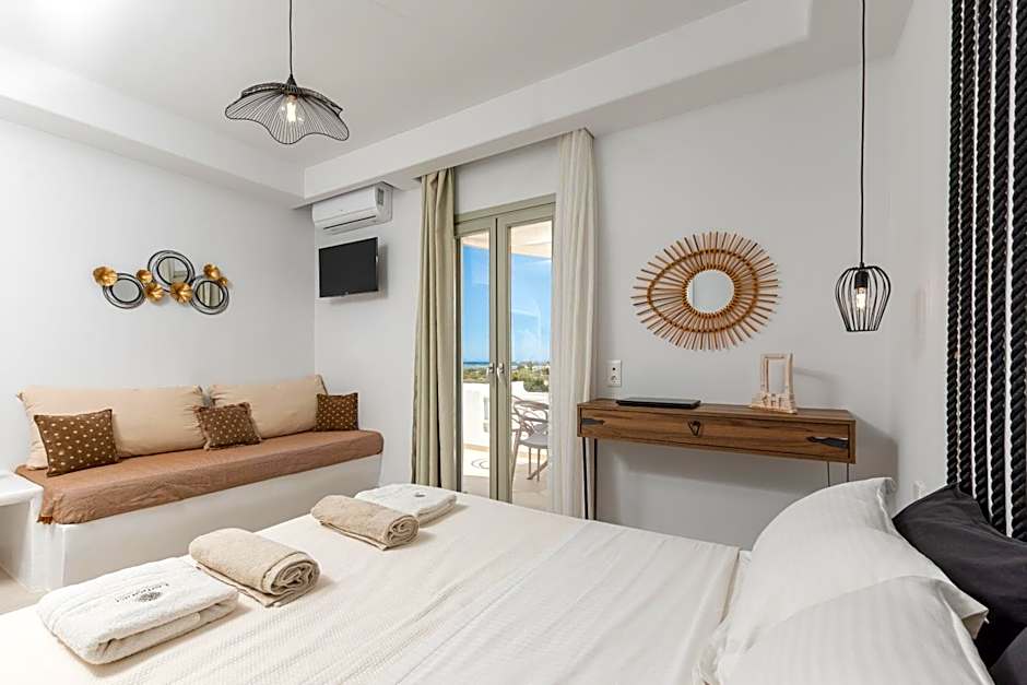 Lemonia Suites with outdoor BBQ area