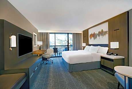 King Room with Roll-In Shower - Mobility Accessible