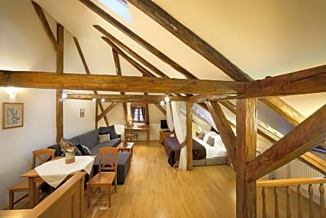 Attic Apartment with Castle View