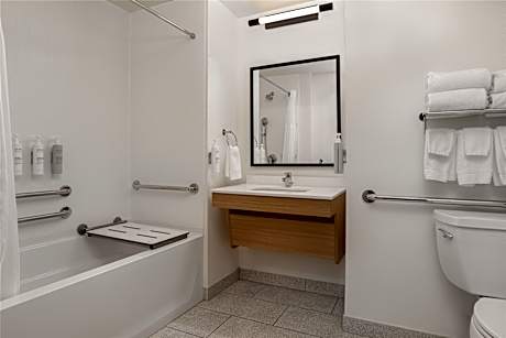 2 Queen Bed Suite Mobility Accessible Bathtub