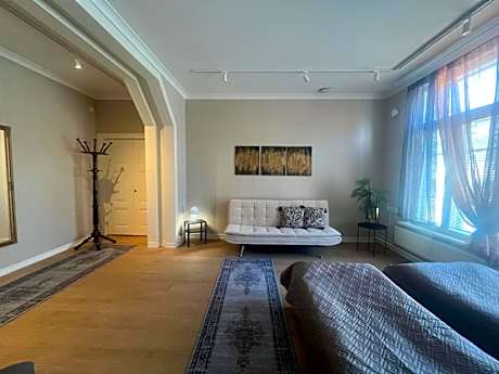 Family Room with Shared Bathroom
