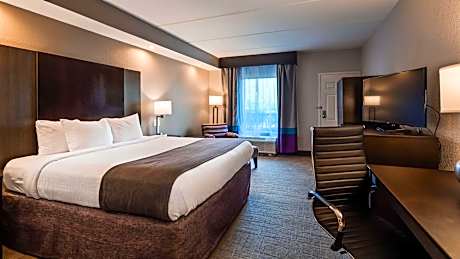 King Room with Roll-In Shower - Disability Access