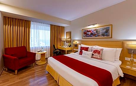 Premium Room  (Guaranteed Late Check-out ,Enjoy Happy Hours with 1+1 offer on Alcoholic Beverages and Soft Beverages,20% off on Food & Beverage services,20% Off on Laundry service)