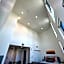 Downtown Los Angeles Skyline balcony view Modern Penthouse